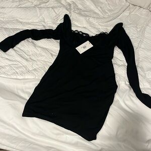 Outcast Black Dionne Long Sleeve Mini Dress Size XL